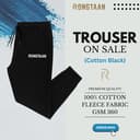 Black Premium Cotton Men's Jogger Pant