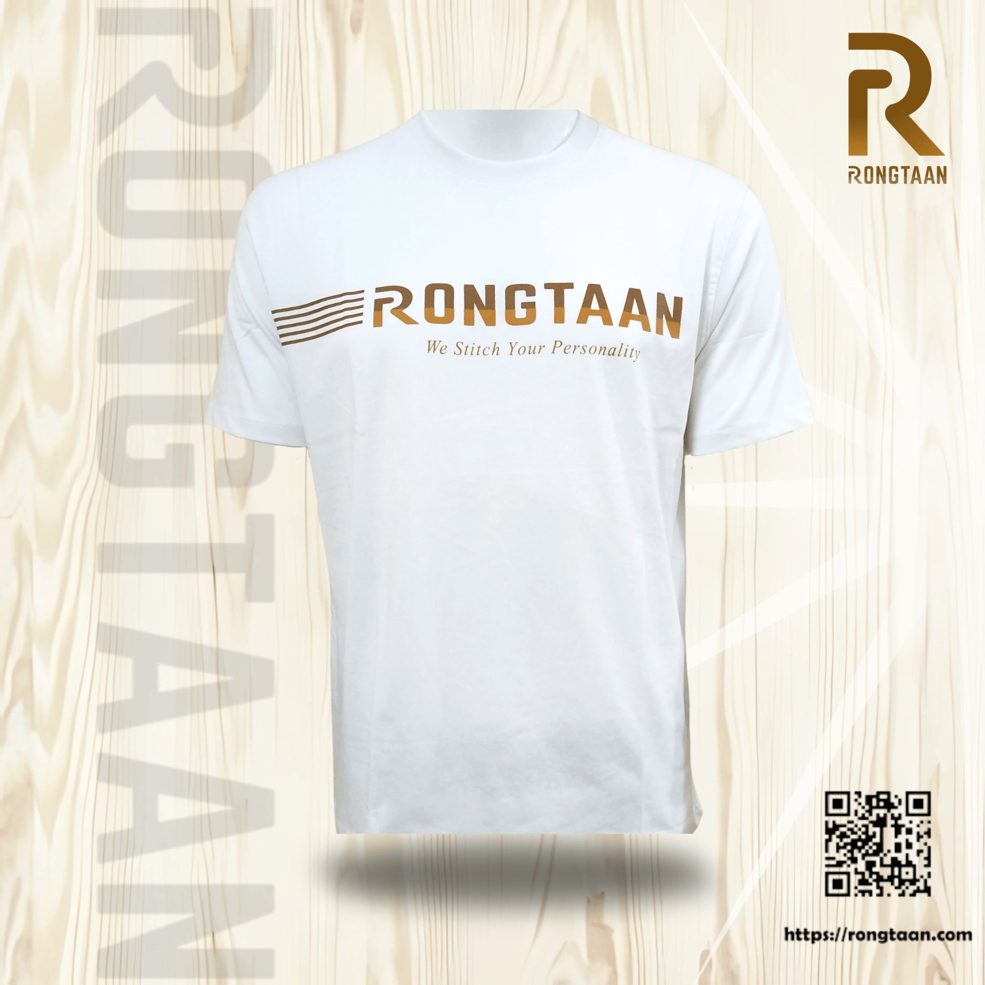 White Single jersey Screen print 100% Cotton Men’s Knit T-shirt