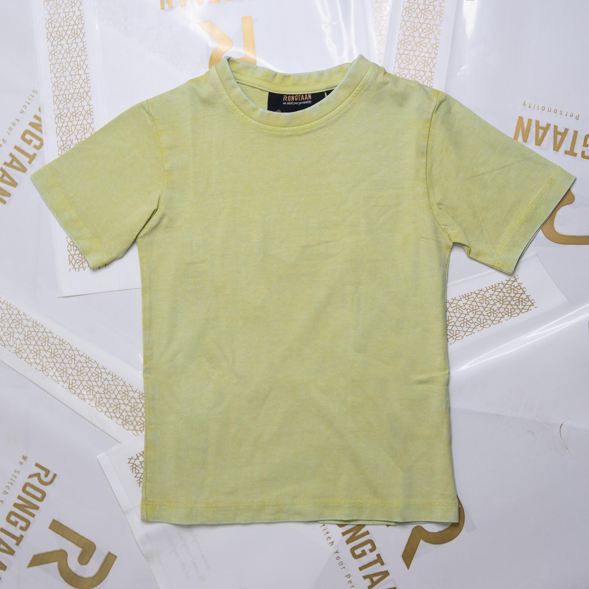 Kids T-Shirt – 100% Cotton Jersey Acid Wash